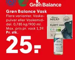 SPAR Grøn Balance (vaskemiddel) tilbud