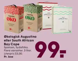 SPAR Økologisk Augustina eller South African Bay Cape (box) tilbud