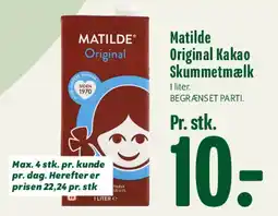 Min Købmand Matilde Original Kakao Skummetmælk tilbud