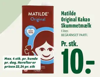 Matilde Original Kakao Skummetmælk