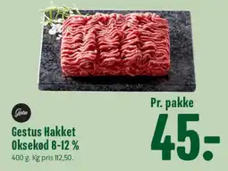 Min Købmand Gestus Hakket Oksekød 8-12% tilbud