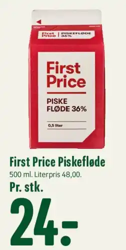 Min Købmand First Price Piskefløde 36% tilbud