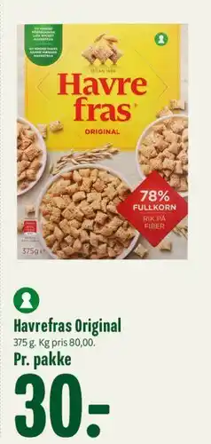 Min Købmand Havrefras Original tilbud