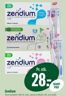 Min Købmand Zendium tilbud