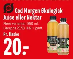 Min Købmand God Morgen Økologisk Juice eller Nektar tilbud