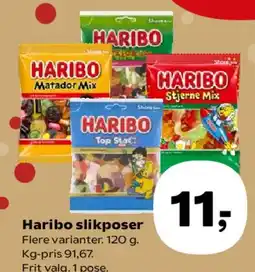 Kvickly Haribo slikposer tilbud