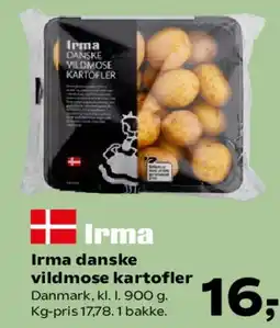 Kvickly Irma danske vildmose kartofler tilbud