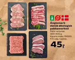 Kvickly Änglamark dansk økologisk pakkemarker tilbud