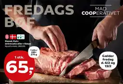 Kvickly Dansk Kalv entrecote eller ribeye tilbud