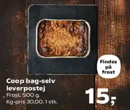 Kvickly Coop bag-selv leverpostej tilbud
