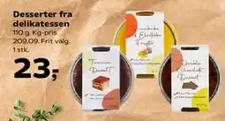 Kvickly Desserter fra delikatessen tilbud