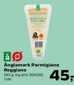 Kvickly Änglamark Parmigiano Reggiano tilbud