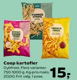 Kvickly Coop kartofler tilbud