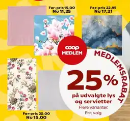 Kvickly Servietter og dekorative papirvarer (udvalgte) tilbud