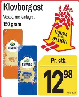 ABC Lavpris Klovborg ost tilbud