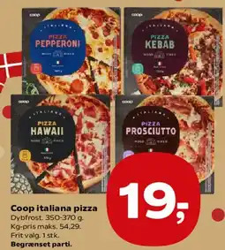 Kvickly Coop Italiana pizza tilbud