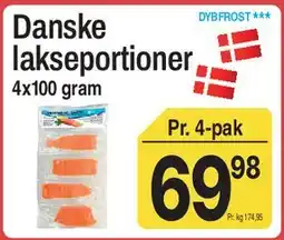 ABC Lavpris Danske lakseportioner tilbud