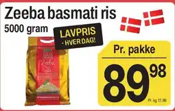 ABC Lavpris Zeeba basmati ris tilbud