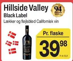 ABC Lavpris Hillside Valley Black Label tilbud