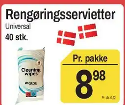 ABC Lavpris Rengøringsservietter tilbud
