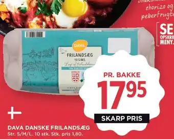 Dava danske frilandæg