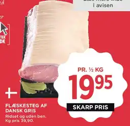 MENY Flæskesteg af dansk gris tilbud