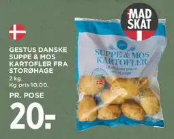 MENY Gestus danske suppe & mos kartofler tilbud