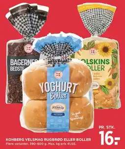 MENY Kohberg velsmag rugbrød eller boller tilbud