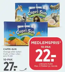 MENY Capri-Sun 10-pak tilbud
