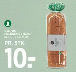MENY Gestus fuldkornstoast tilbud