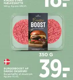 MENY BurgerBoost af dansk oksekød tilbud