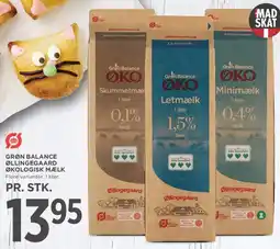 MENY Grøn Balance økologisk mælk (Øllingegaard) - flere varianter tilbud