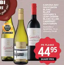 MENY Kamona Bay / Leopard's Leap (flasker) tilbud