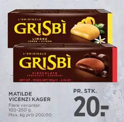 MENY Matilde Vicenzi kager tilbud