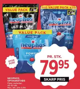 MENY Neophos opvasketabs tilbud