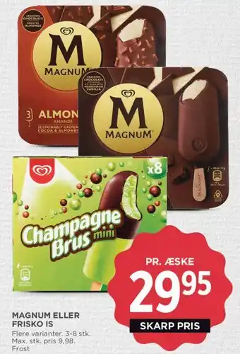 MENY Magnum eller Frisko is tilbud