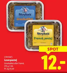 Lidl STRYHN'S Leverpostej tilbud