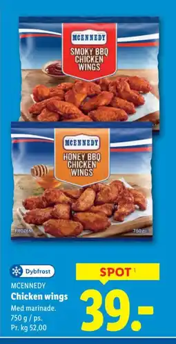 Lidl MCENNEDY Chicken wings tilbud