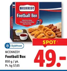 Lidl MCENNEDY Football Box tilbud