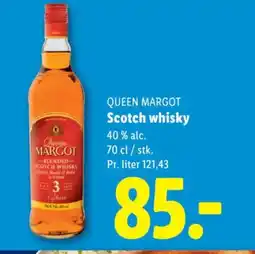 Lidl QUEEN MARGOT Scotch whisky tilbud