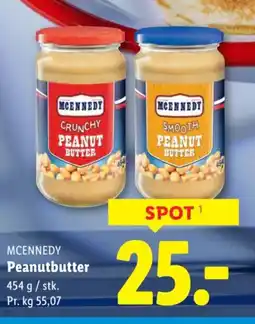 Lidl MCENNEDY Peanutbutter tilbud