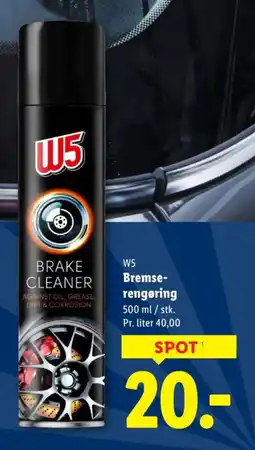Lidl W5 Bremse- rengøring tilbud