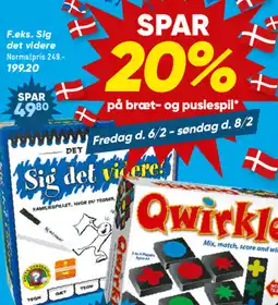 Bilka F.eks. Sig det videre tilbud