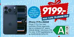 Bilka iPhone 17 Pro 256GB tilbud