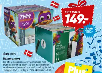 Bilka Twinmarkers tilbud