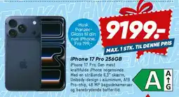 Bilka iPhone 17 Pro 256 GB tilbud