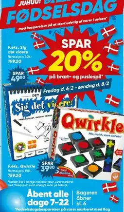 Bilka Qwirkle (brætspil) tilbud