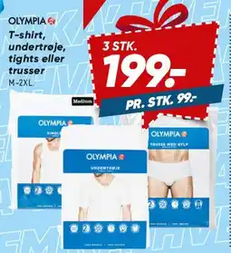 Bilka OLYMPIA T-shirt / undertrøje / tights / trusser (3 stk.) tilbud