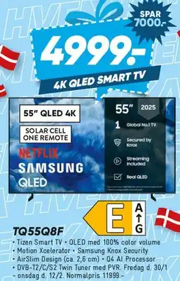 Bilka Samsung 55 QLED 4K Smart TV tilbud