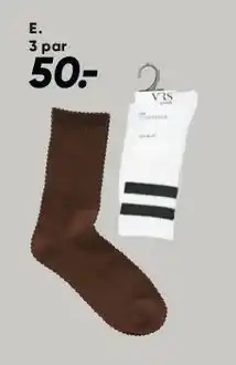 Bilka Sokker (3 par) tilbud